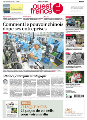 Cover of Ouest France (Manche)