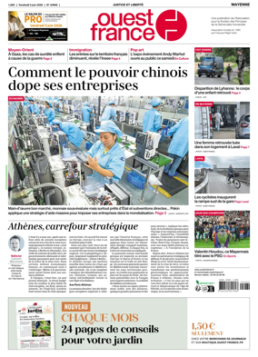 Cover of Ouest France (Mayenne)