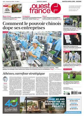 Cover of Ouest France (Nantes Nord-Loire - Ancenis)