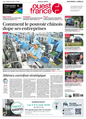 Cover of Ouest-France (Saint-Brieuc Lamballe)