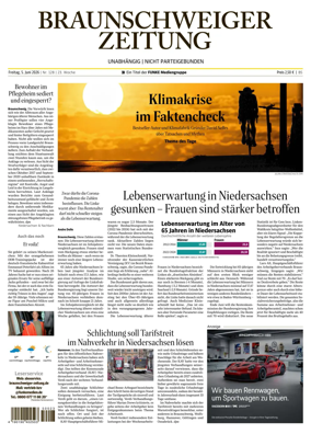 Cover of Braunschweiger Zeitung (Braunschweig)