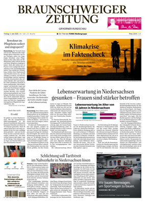 Cover of Braunschweiger Zeitung (Gifhorn)