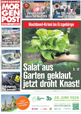 Cover of Dresdner Morgenpost