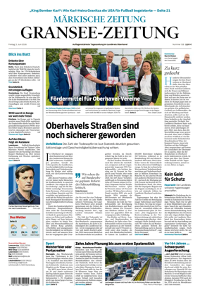 Cover of Gransee-Zeitung