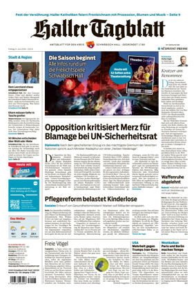 Cover of Haller Tagblatt