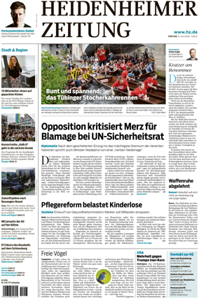 Cover of Heidenheimer Zeitung