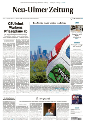 Cover of Neu-Ulmer Zeitung