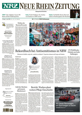 Cover of Neue Rhein Zeitung (Emmerich and Kleve)