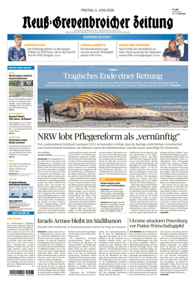 Cover of Neuss-Grevenbroicher Zeitung Neuss