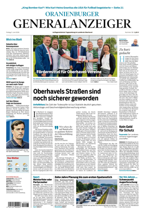 Cover of Oranienburger Generalanzeiger
