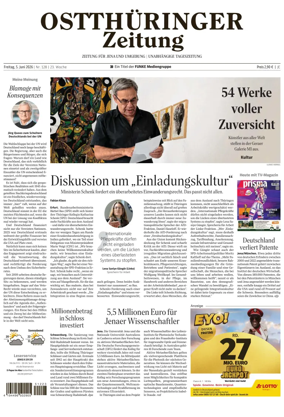 Cover of Ostthuringer Zeitung (Jena)