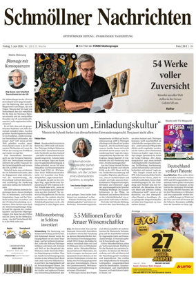 Cover of Ostthuringer Zeitung (Schmolln)