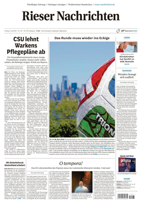 Cover of Rieser Nachrichten