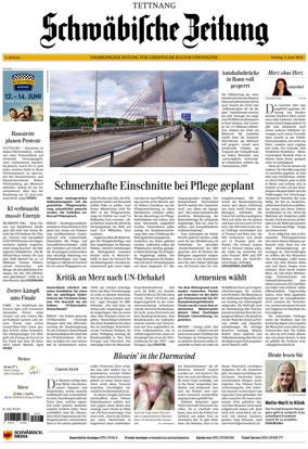 Cover of Schwabische Zeitung (Tettnang)