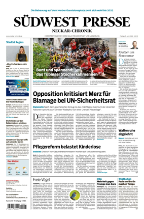 Cover of SUDWEST PRESSE - Neckar-Chronik
