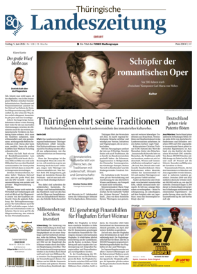 Cover of Thuringische Landeszeitung (Erfurt)