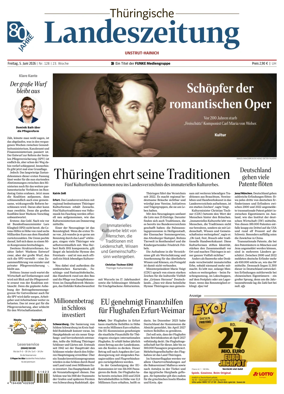 Cover of Thuringische Landeszeitung (Unstrut-Hainich-Kreis)