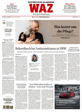 Cover of Westdeutsche Allgemeine Zeitung (Velbert)