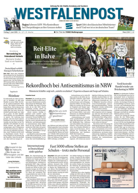 Cover of Westfalenpost (Arnsberg)