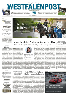 Cover of Westfalenpost (Olpe)