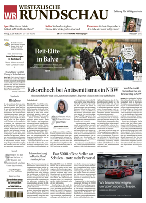 Cover of Westfalische Rundschau (Bad Berleburg Wittgenstein)