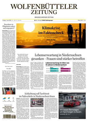 Cover of Wolfenbutteler Zeitung