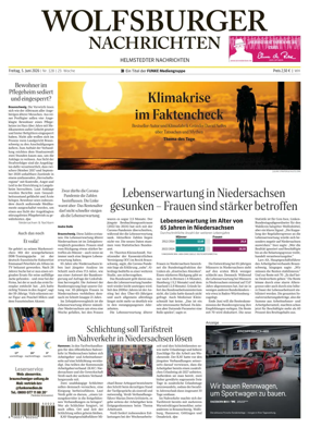 Cover of Wolfsburger Nachrichten (Helmstedt)