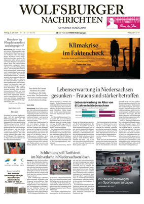Cover of Wolfsburger Nachrichten (Wolfsburg-Gifhorn)