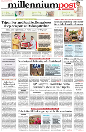 Cover of Millennium Post (Kolkata)
