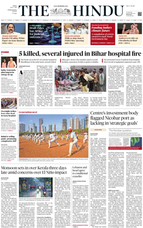 Cover of The Hindu - International
