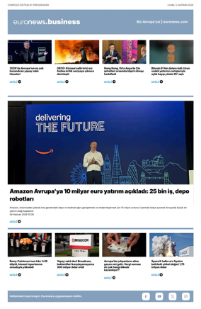 Cover of Euronews Business (Turkish) Compiled Editions