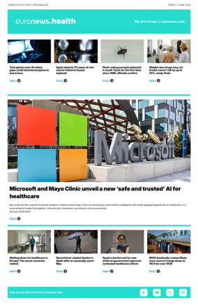 Cover of Euronews Health (English) Compiled Edition