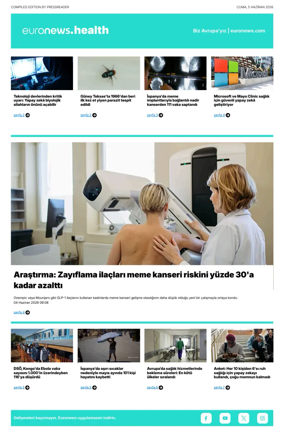 Cover of Euronews Health (Turkish) Compiled Edition
