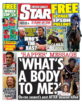 Cover of Irish Daily Star