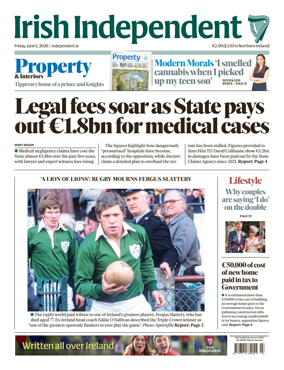 Cover of Irish Independent