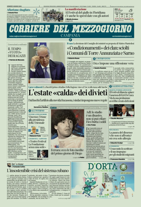 Cover of Corriere del Mezzogiorno (Campania)