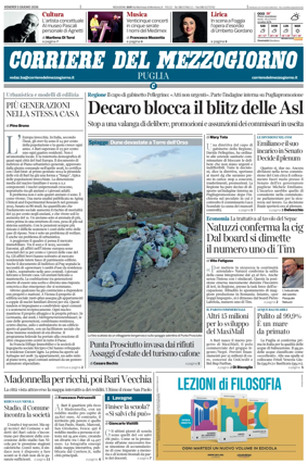 Cover of Corriere del Mezzogiorno (Puglia)