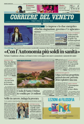 Cover of Corriere del Veneto (Treviso e Belluno)
