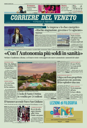 Cover of Corriere del Veneto (Venezia e Mestre)