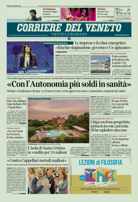 Cover of Corriere del Veneto (Vicenza e Bassano)