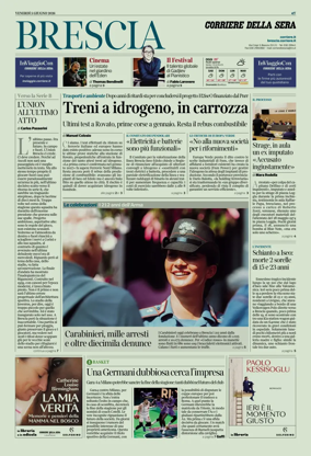 Cover of Corriere della Sera (Brescia)