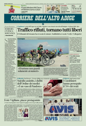 Cover of Corriere dell'Alto Adige