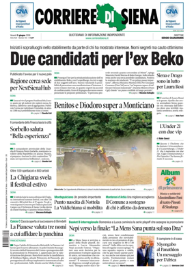 Cover of Corriere di Siena