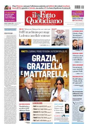 Cover of Il Fatto Quotidiano