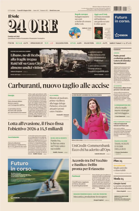 Cover of Il Sole 24 Ore