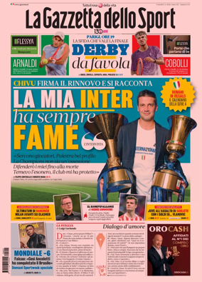 Cover of La Gazzetta dello Sport