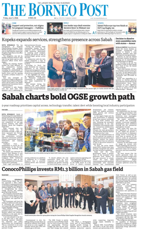 Cover of The Borneo Post (Sabah)