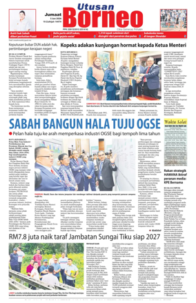 Cover of Utusan Borneo (Sabah)