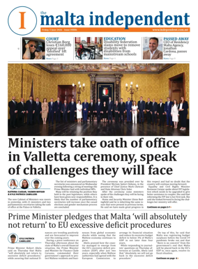 Cover of Malta Independent
