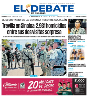 Cover of El Debate de Culiacan